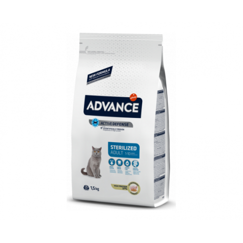 Advance Cat Sterilized turkey 1.5 Kg