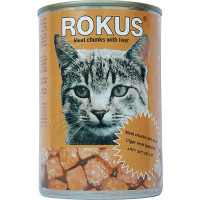 Rokus Ciğerli Yetişkin Kedi Konservesi 410 Gr